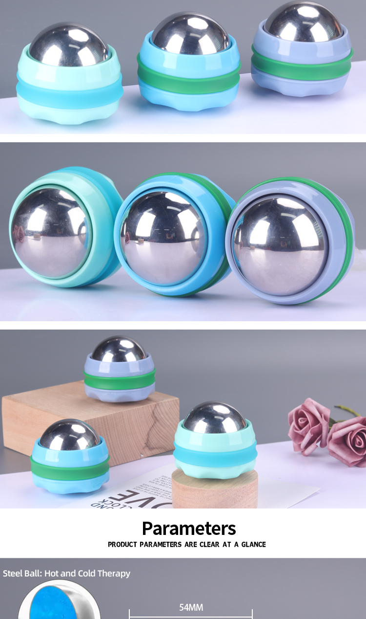 Manual Stainless Steel Massage Ball 170g Muscle Relaxer Free Sample