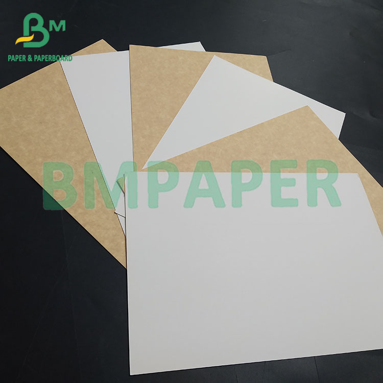 Food Grade Printable One Side Coated Kraft Board For Beverage Packaging