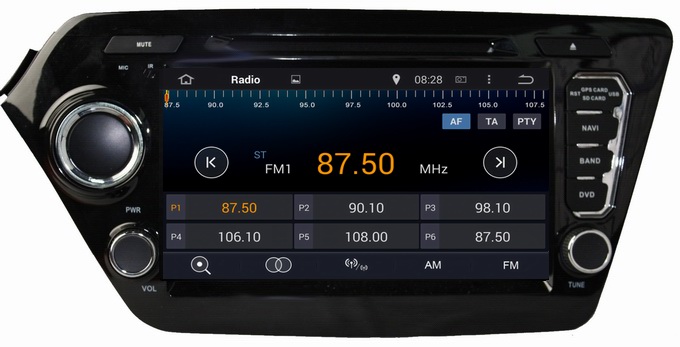 Ouchuangbo Car GPS Sat Nav 3G Wifi Touch Screen for Kia K2 /RIO 2011-2012 DVD Radio Bluetooth SWC OCB-8044D