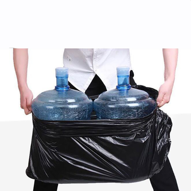 Household Products Black Plastic Garbage Bag for Eco-Friendly Waste Removal