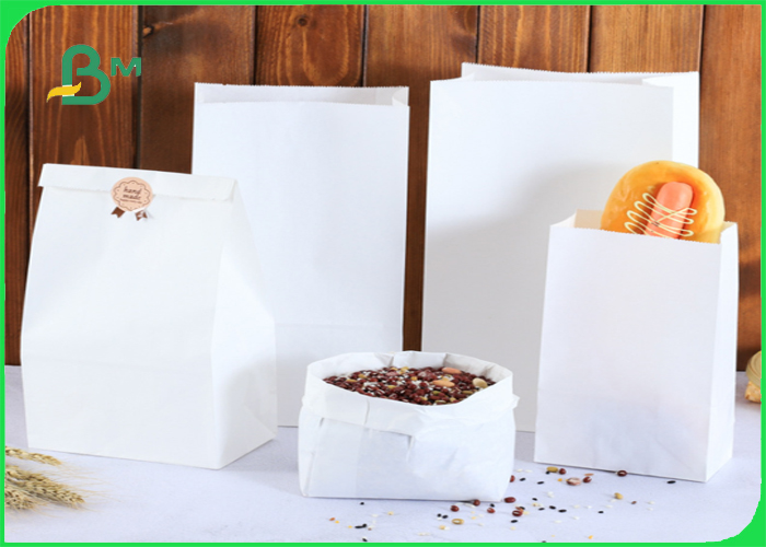 80gsm 90gsm White Craft Paper 100% Safe Can Print In Rolls For Flour Bag