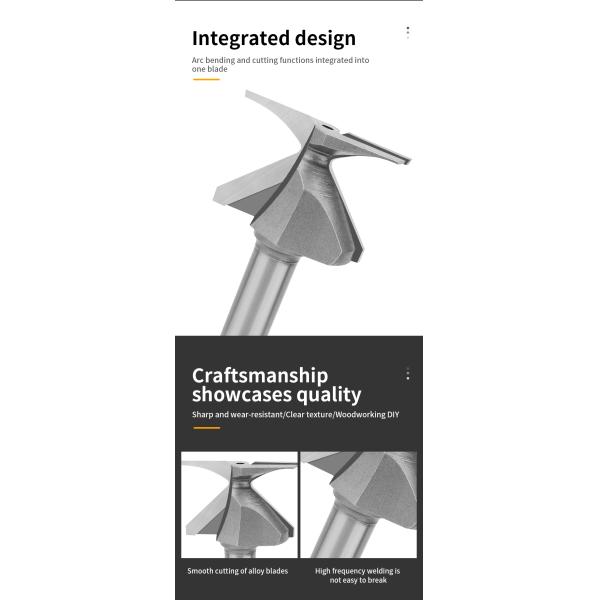 60HRC 55HRC Cnc Compression Bit Cnc Roughing Bit Arc Welders Bending For Wood Folding