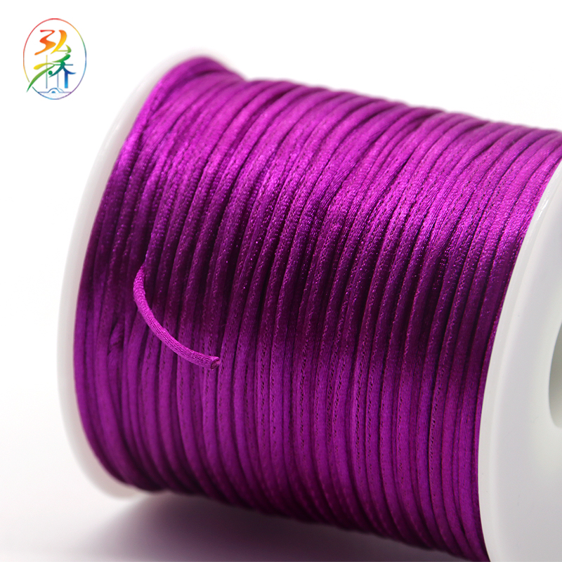 1mm Thick Nylon Braided Cord for DIY Bead Bracelets and Necklaces Jewelry Making