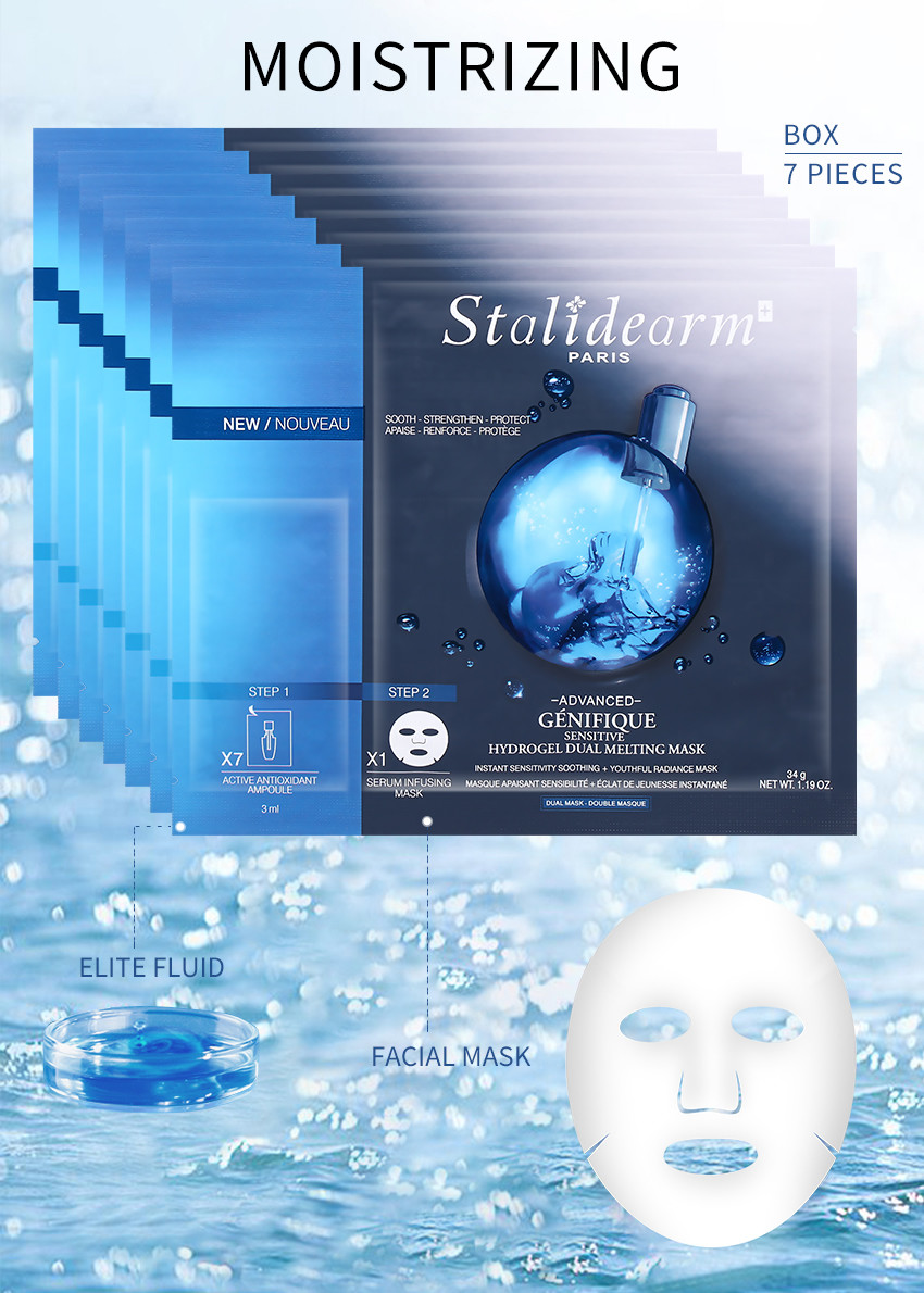 Woman Face Treatment Professional Makeup And Soft Smooth Skin High Resolution Box 7pcs Moisturiizing