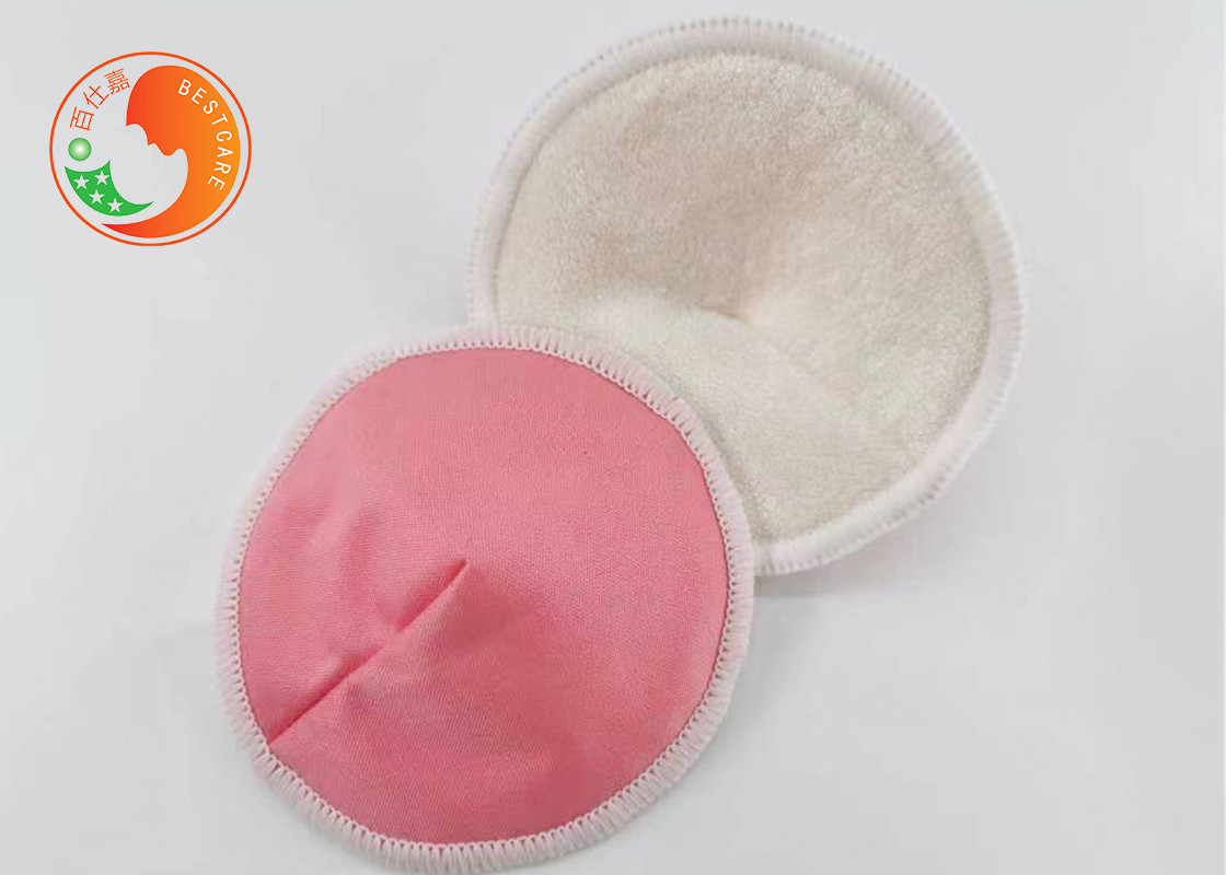 Breast Feeding Washable Nursing Pads Breathable 3D Anti Leaking OEM