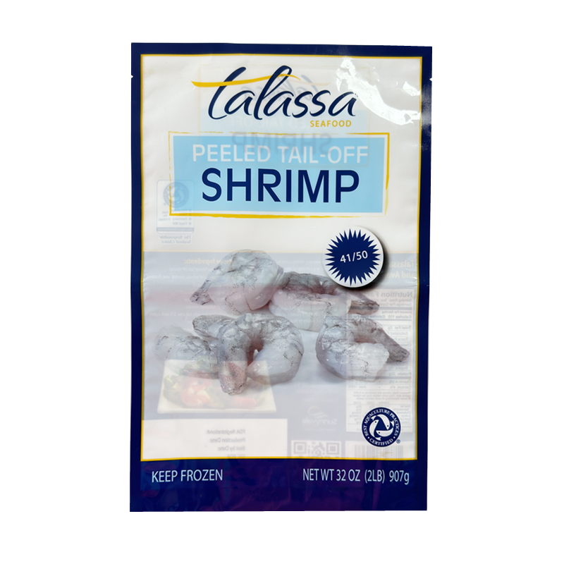 Gravure Printing Customized Thickness Heat Sealable Frozen Organic Food Packaging Bags
