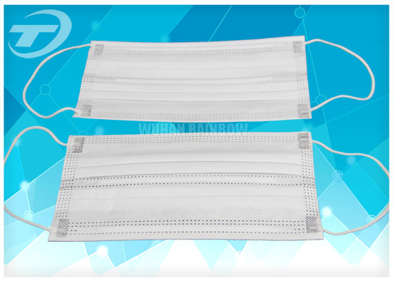 Medical Standard Disposable Face Mask / 3 Ply Face Mask With Earloop