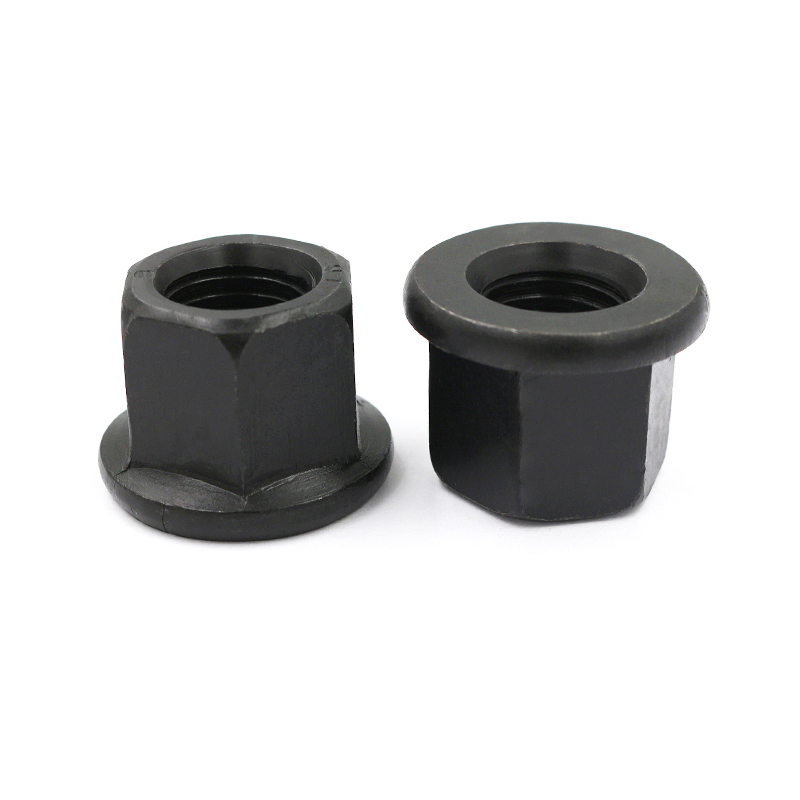 M10-M30 Hexadecimal Flange Thickening Nut with Pad Plate ISO9001 Certified Zinc Nut