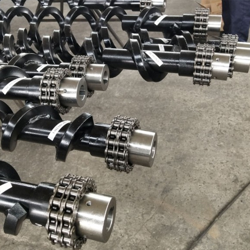Easy Operation Screw Conveyor Factory Direct Spiral Auger Hollow Square Steel Screw Chip Conveyor Screw Shaft