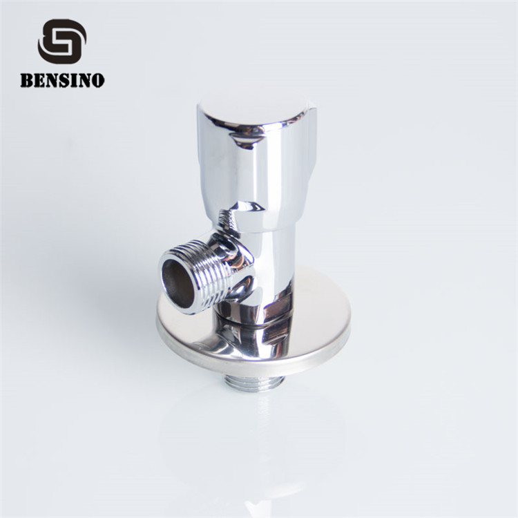 Kitchen 5 Bar 1/2" Copper Angle Stop Chromed Finish