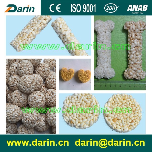 Granola Peanuts Sesame Rice Mixing Bar Forming Line
