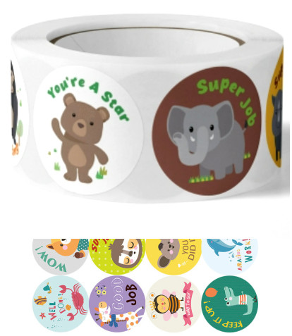 Customization Design Food Labeling Stickers with Self Adhesive