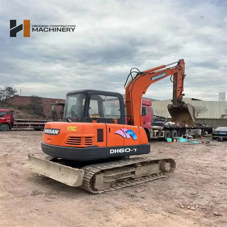 6 Ton Doosan DH60-7 Second-hand Excavator with Other Hydraulic Cylinder