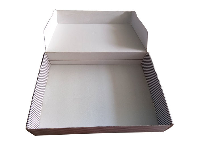 Strips Flat Folding Corrugated Gift Box For Dress And Hairs Packing
