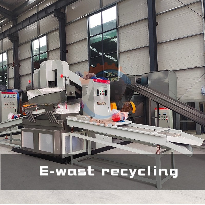 40.7kw Automatic Copper Wire Separation Machine Cable Granulator Recycle Machine For Granule