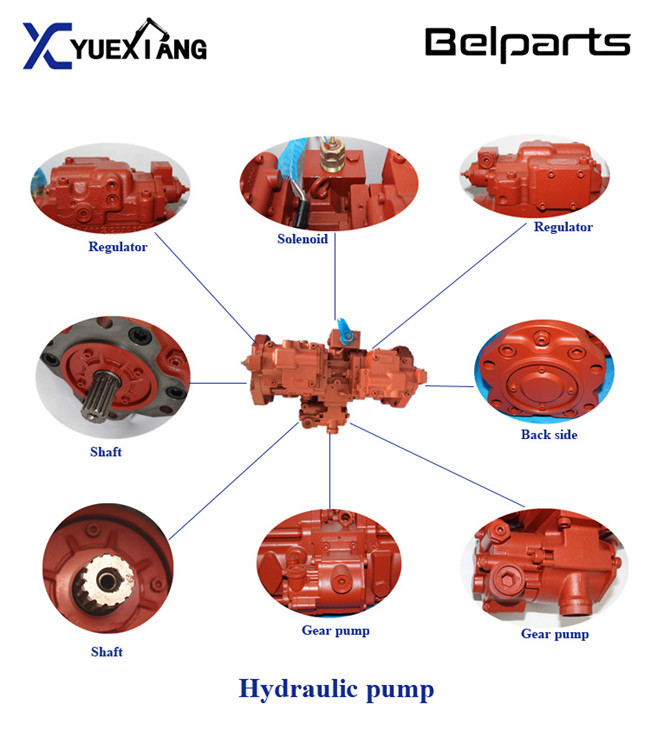 BELPARTS Excavator Hydraulic Pump Parts EX120-5 EX330LC-5 ZX200 ZAX250 9101521 Center Joint Without Blade