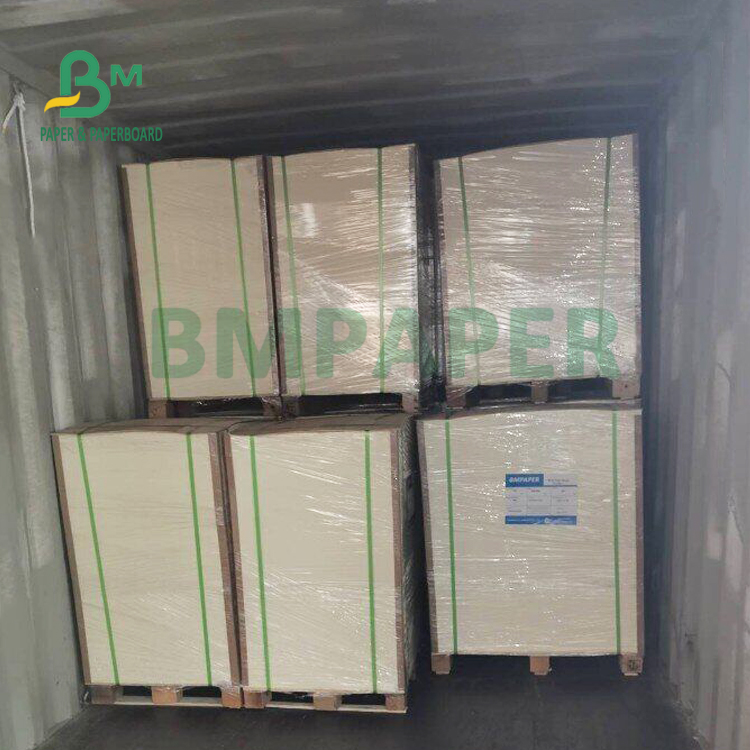 300gsm 350gsm C1S Food Board Paper For Sweets Boxes 70 x 85cm High Bulk