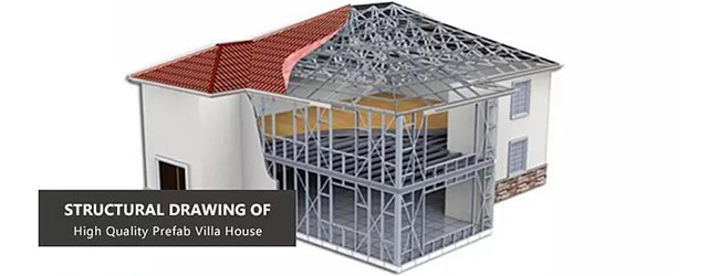 Premade Light Steel Prefab House Rock Wool Heat Insulation XPS Panel Modern Modular