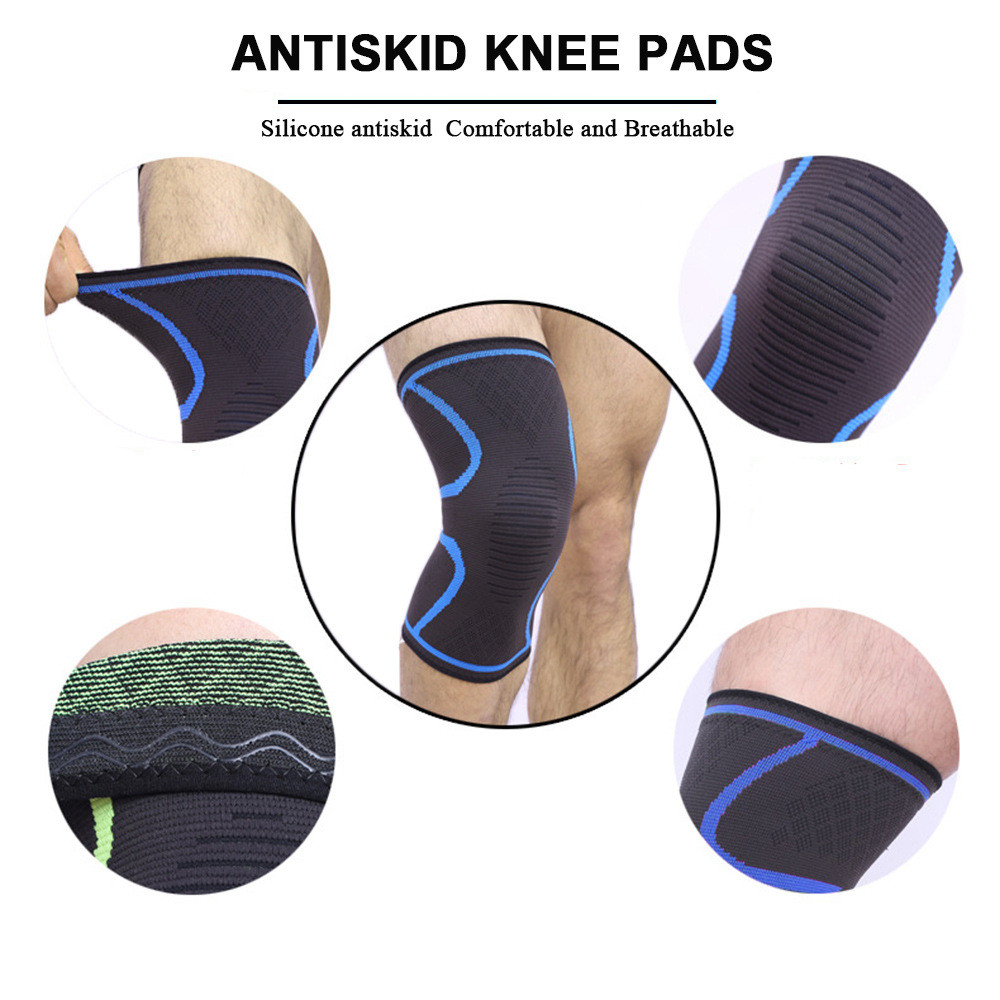 NEW KNITTED NYLON SPORTS KNEE PADS FOR MEN AND WOMEN AUTUMN AND WINTER BADMINTON RUNNING FITNESS KNEE PADS OUTDOOR MOUNT