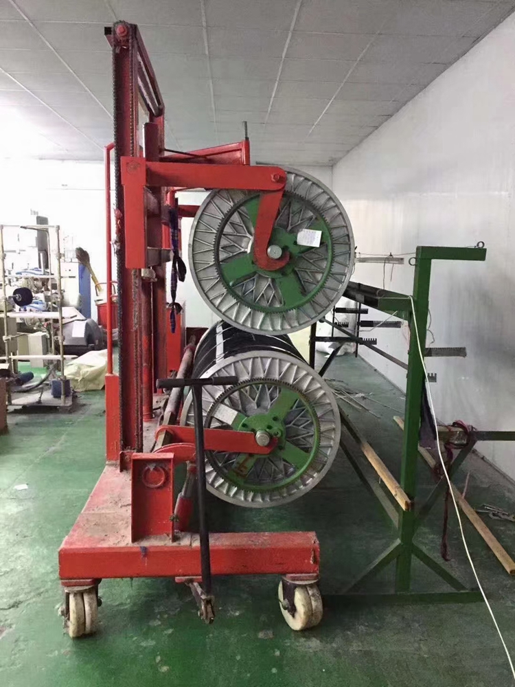 Double Warp Beam Trolley Jack Lifting Table Hydraulic