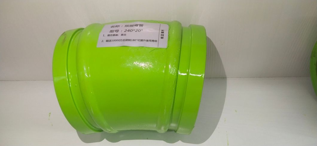 Factory Supply Double Layer Zoomlion Schwing Putzmeister Concrete Pump Pipeline Elbows