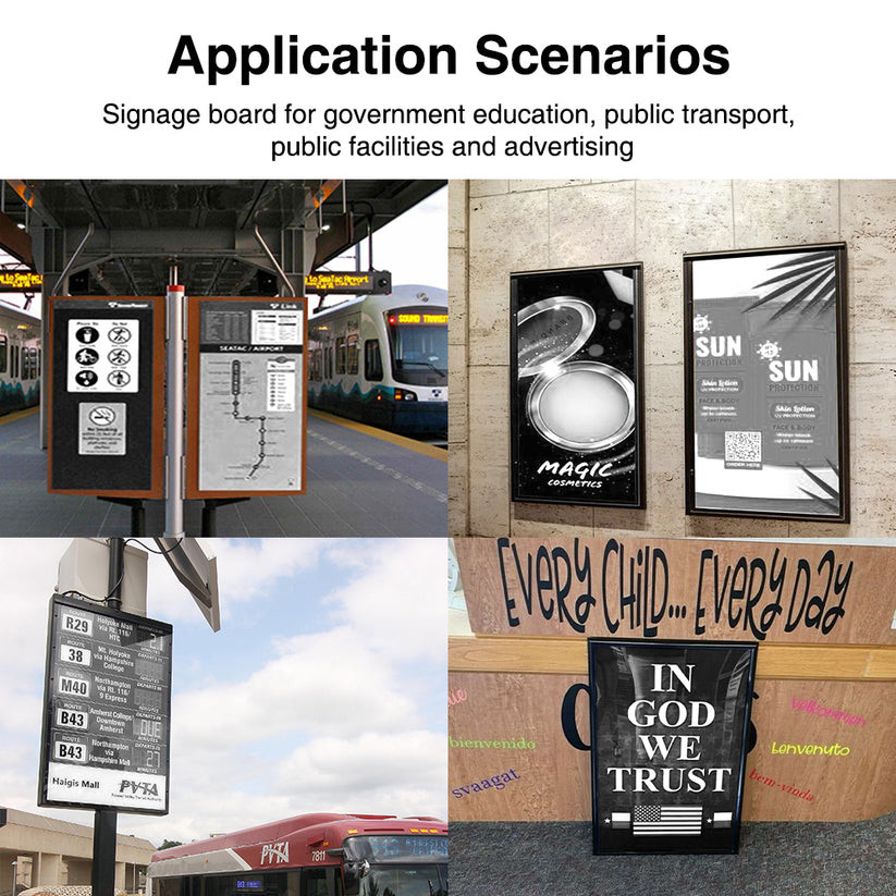 31.2 Inch Electronic Paper Display Screen Apply On Bus Station Sign