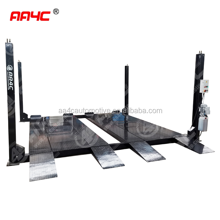 AA4C 4 Cars Parking Lift 4 Post Vehicle Lift Auto Storage System Auto Parking System