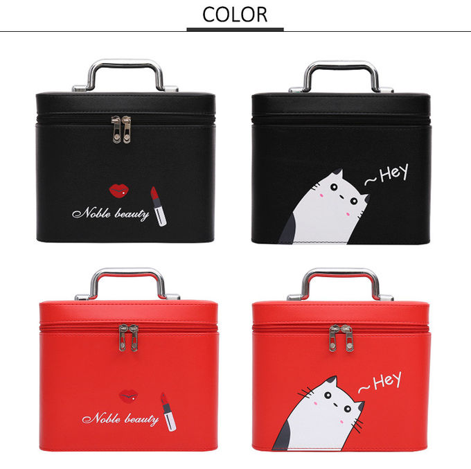 Large Capacity Multifunctional Women PU Make Up Bag