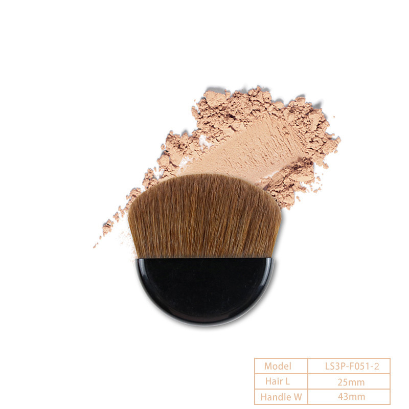 Synthetic hair or natural hair Makeup Kit Plastic Handle