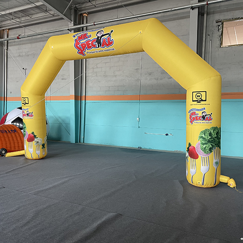 Customized Advertising events inflatable arch with blower and airtight arch