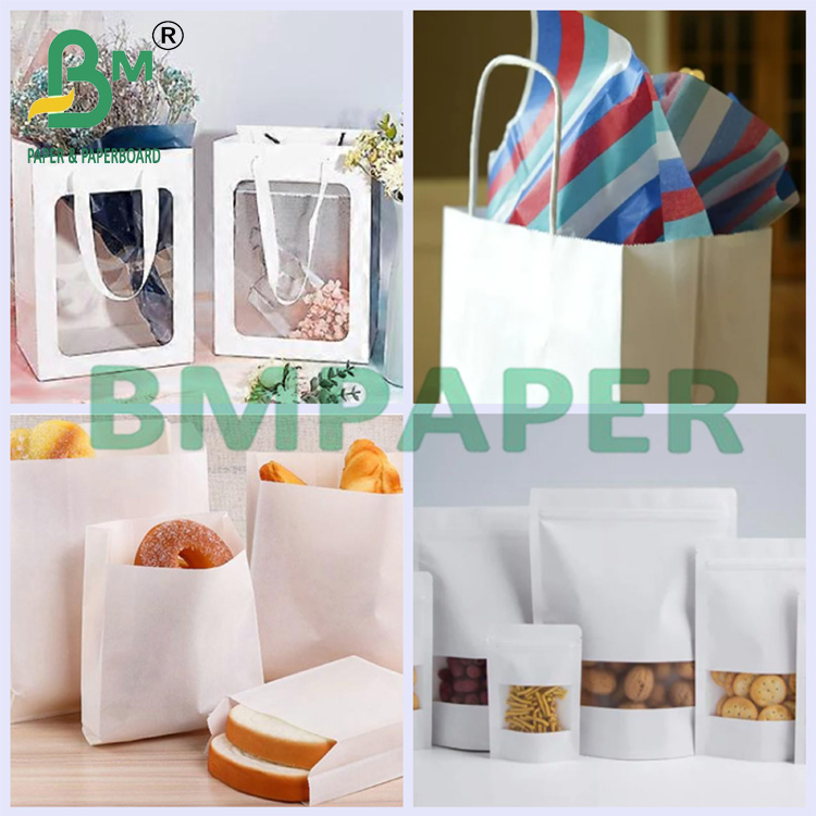 60gsm High Tensile Strength White MG Craft Boutique Bag Paper 61 x 86