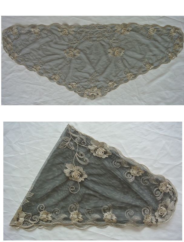 Headcover mantillasEmbroidery Lace Veils Catholic Church Mass Veil Chapel Lace with different color