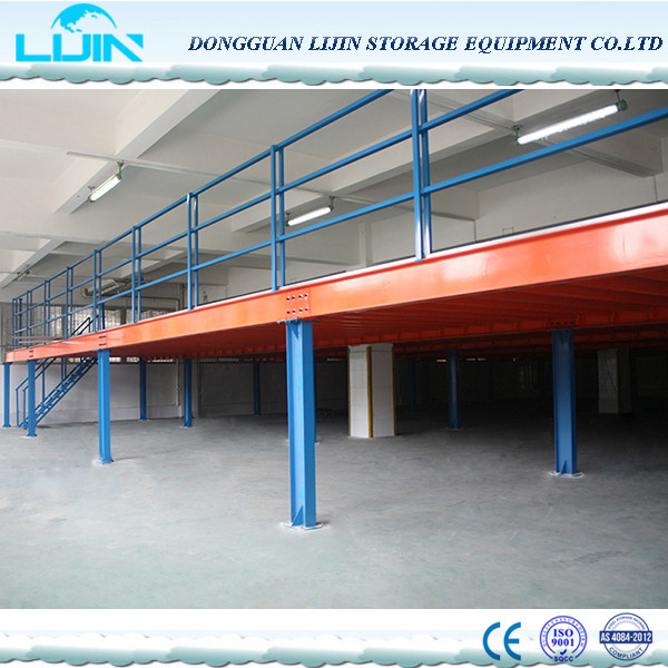 High Grade Steel Structure Mezzanine Floor Heavy Load Max 4000mm Beam Length
