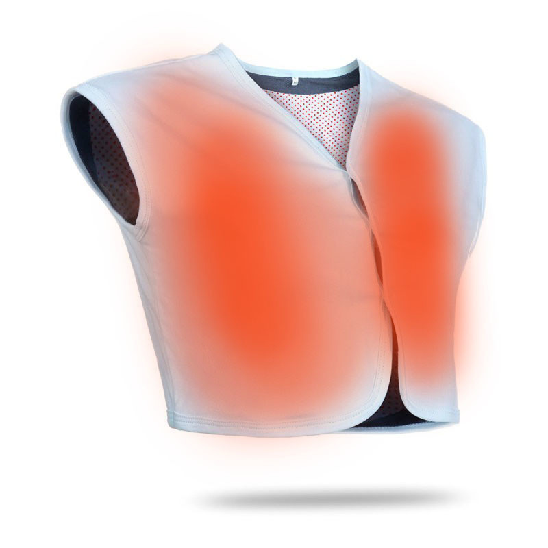 Sheerfond USB Powered Heated Vest , Rechargeable Heated Body Warmer Vest 50degrees