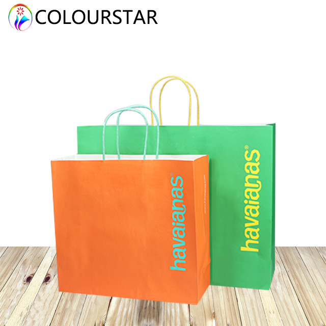 Pantone CMYK Recycled Kraft Eco Paper Packaging FSC Flat Bottom