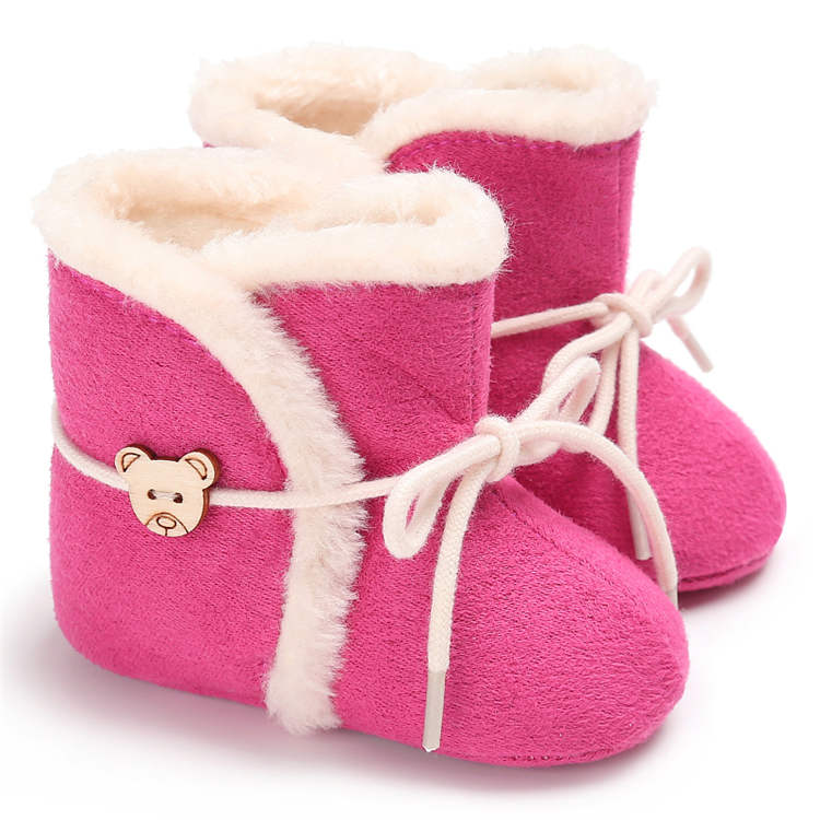 2019 winter warm cotton Animal Bear indoor 0-2 years boy and girl baby boots