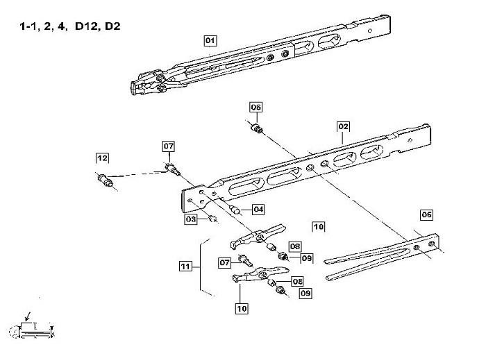 Projectile Feeder Projectile Loom Parts Upper Lower Gripper