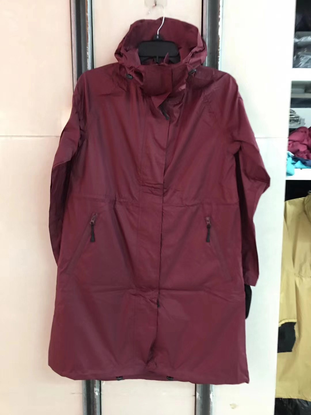 Ladies wind breaker jacket, Wind proof, Reflective print