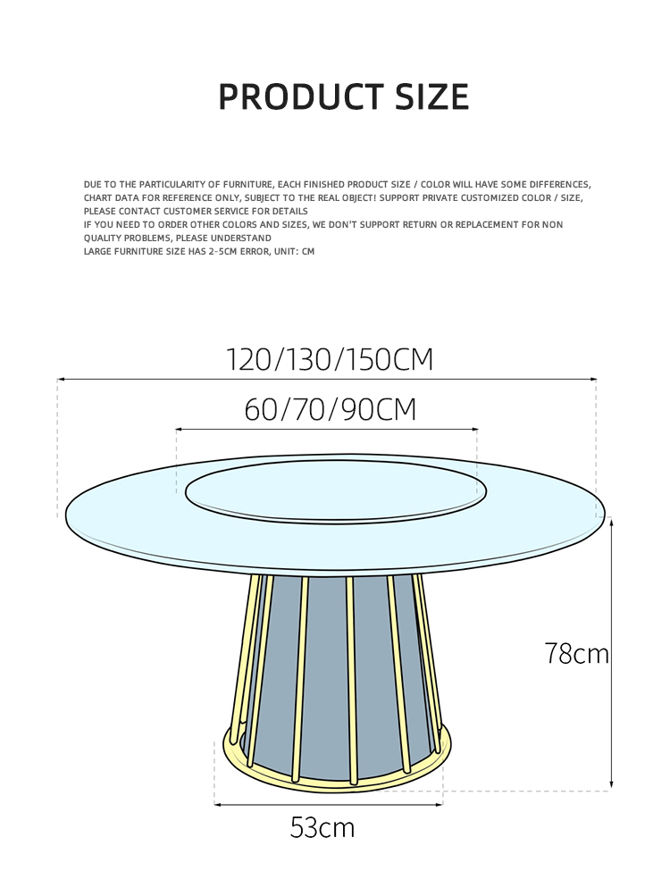 Nordic Luxury Dining Table And Chairs 6 Person Round Marble Dining Table Set For 4 8
