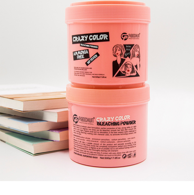 Convenient Professional Permanent Hair Color Powder 500G Ammonia Free Salon Use