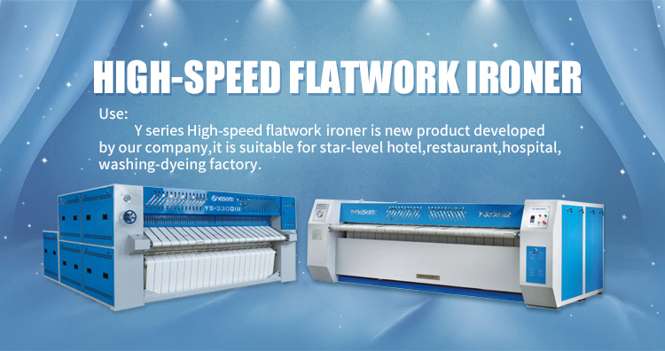 Stainless Steel Laundry Sheets Roller Ironing Machine for Hotel Bedsheets Industry