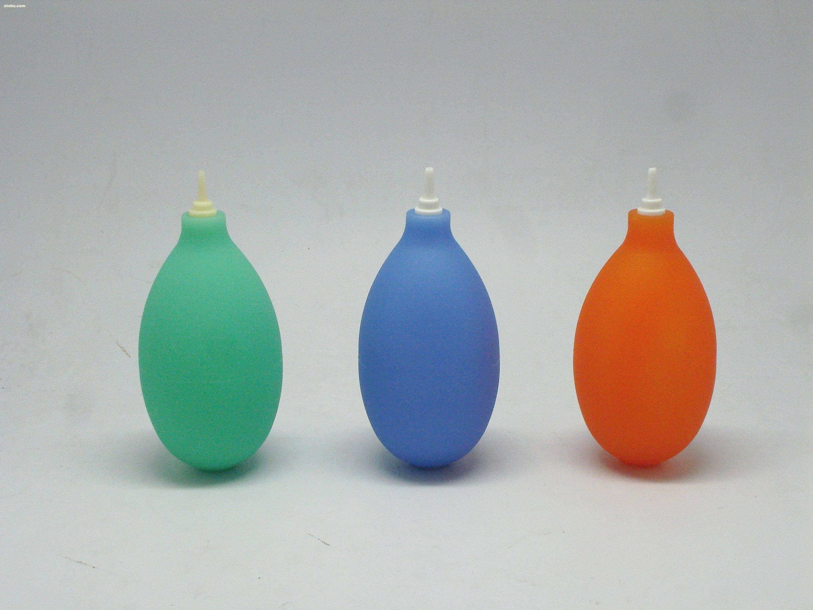 White Latex Air Puffer Bulb , High Efficiency Soft Air Bulb Pump