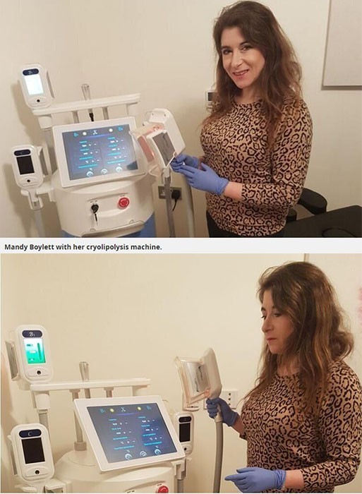 Newest 360 degree 4 handles face body lipo sculpting solution cryolipolysis slimming machine