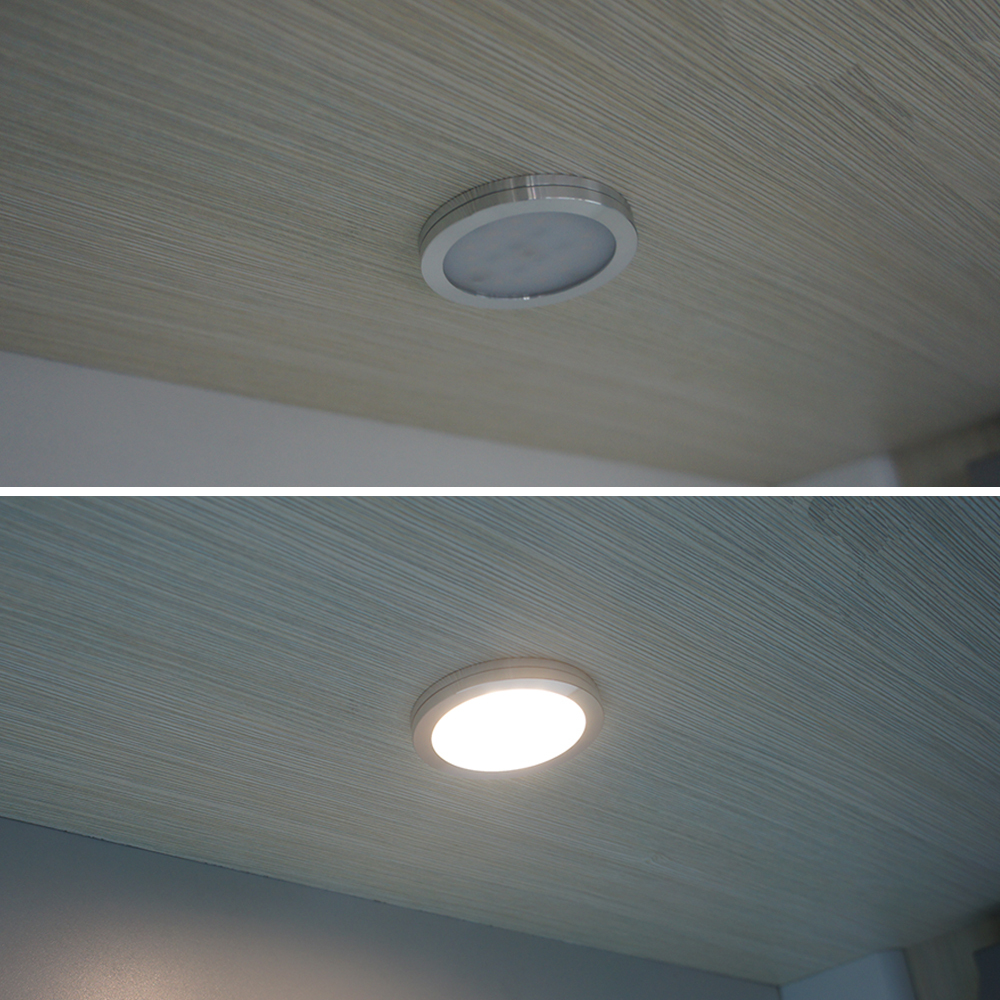 Round Shape Ultra Thin LED Kitchen Spotlight 12V High Lumen Spotlight