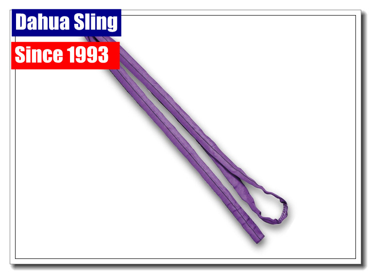 Endless Polyester Round Lifting Slings 1T X 0.5 Metre Test Certificated
