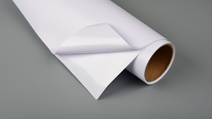 Thin Monomeric Digital Printing Film Gloss White Printable Vinyl Paper Roll