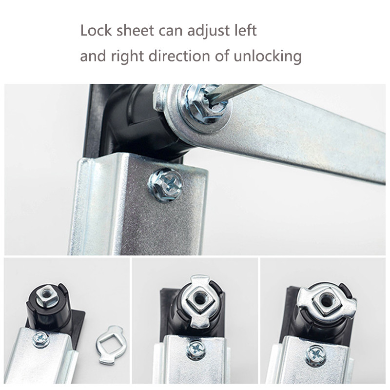 Electric Panels Paddle Latch Lock Aluminium Alloy , Machinery Covers Swing Handle Lock