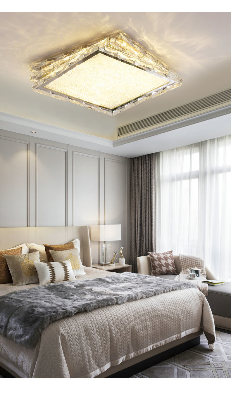 Luxury Simple Square Crystal Ceiling luxury light(WH-CA-110)