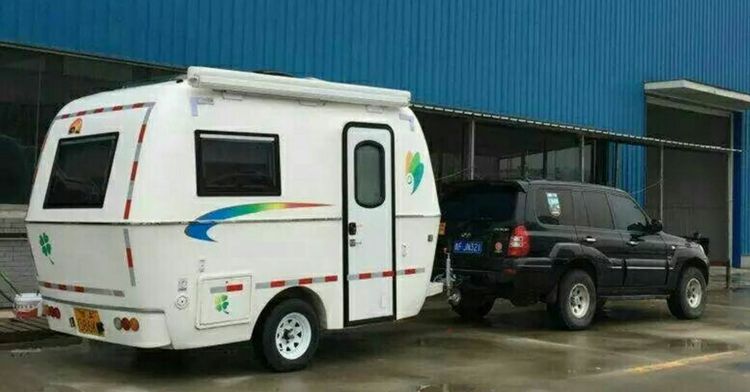 America Standard Camper Caravan Trailer Caravan With Alko Transaxle Big Awning