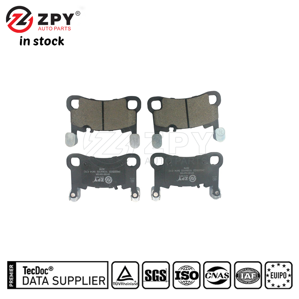 ZPY 9Y0615415K Rear Brake Pads Improved Version For Porsche 911 Volkswagen Passat